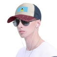 thumbnail image 5 of Flag Of Saint Lucia Baseball Cap Distressed Adjustable Vintage Cotton Denim Hat for Women Men, 5 of 7