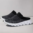 thumbnail image 4 of Men Backless Sneakers Breathable Mule Cushion Open Back Casual Slippers for Men, 4 of 14