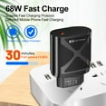 thumbnail image 3 of Carga de teléfono de 25 W AC100-240V Carga rápida USB para iPhone 14 Pro (negro UE) WDOplteas  Para estrenar, 3 of 9