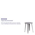 thumbnail image 2 of 24'' Round Black Metal Indoor-Outdoor Table, 2 of 4