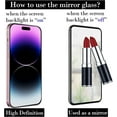 thumbnail image 2 of czcpp-[Lot de 2] Protecteur d'Écran Réfléchissant Miroir pour iPhone 15 Pro, Anti-Rayures, Anti-Bulles, 2 of 3