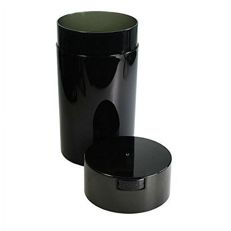 Tightvac Vacuum Sealed Dry Goods Storage Container, Black, 6 oz