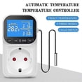 thumbnail image 2 of Digital Temperature Controller Socket Outlet Thermostat with Time Sensor Probe Heating Cooling Switc, 2 of 5
