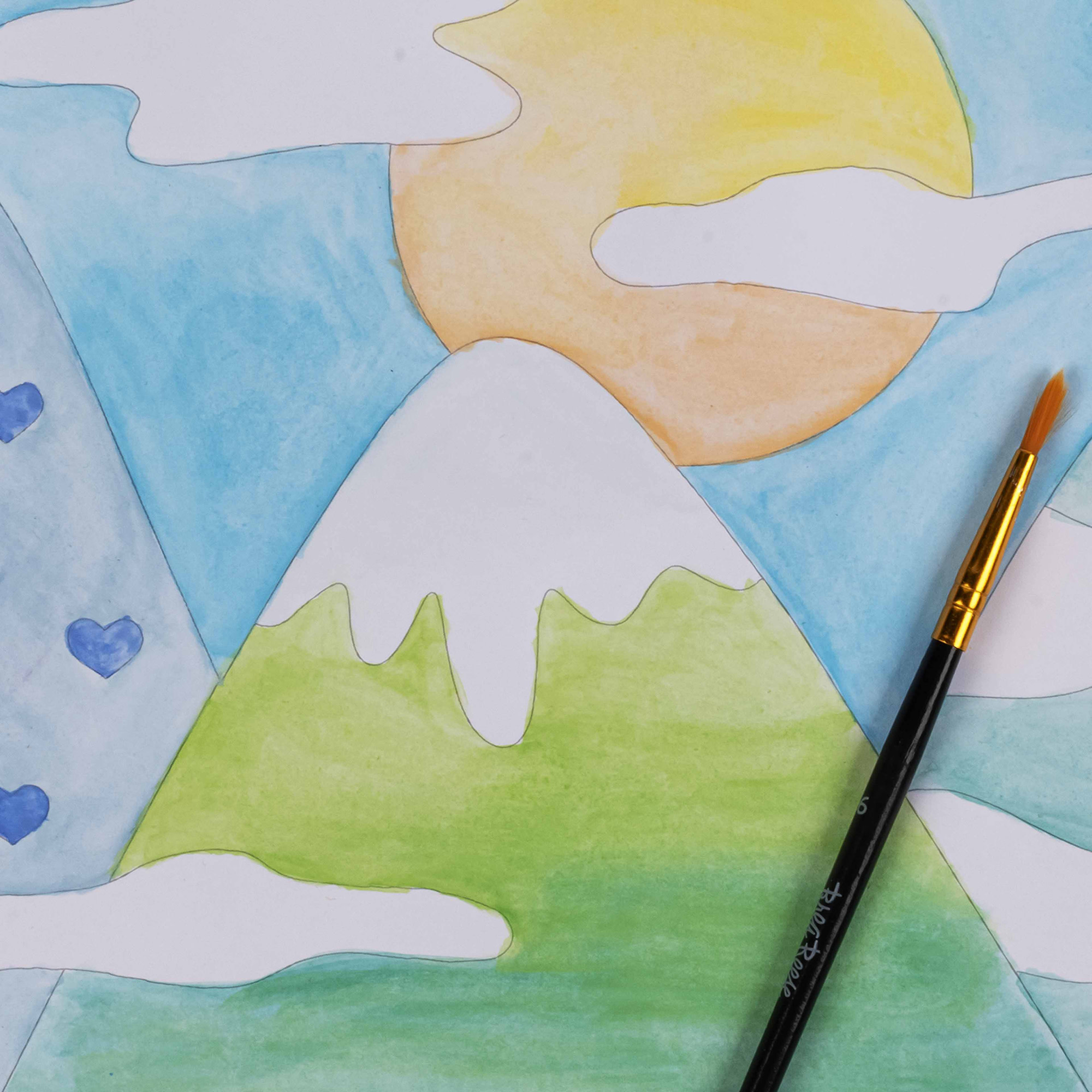 Vivid by Brea Reese: Mixed Media Coloring Pad - Boho - 24 Shaped Sheets in 8 Pattern Designs, Art Paper Pages For Paints-Markers-Colored Pencils