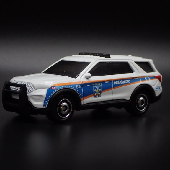 Open Box 2020-2025 FORD EXPLORER POLICE UTILITY PARAMEDIC 1/64 MB SCALE DIECAST MODEL CAR