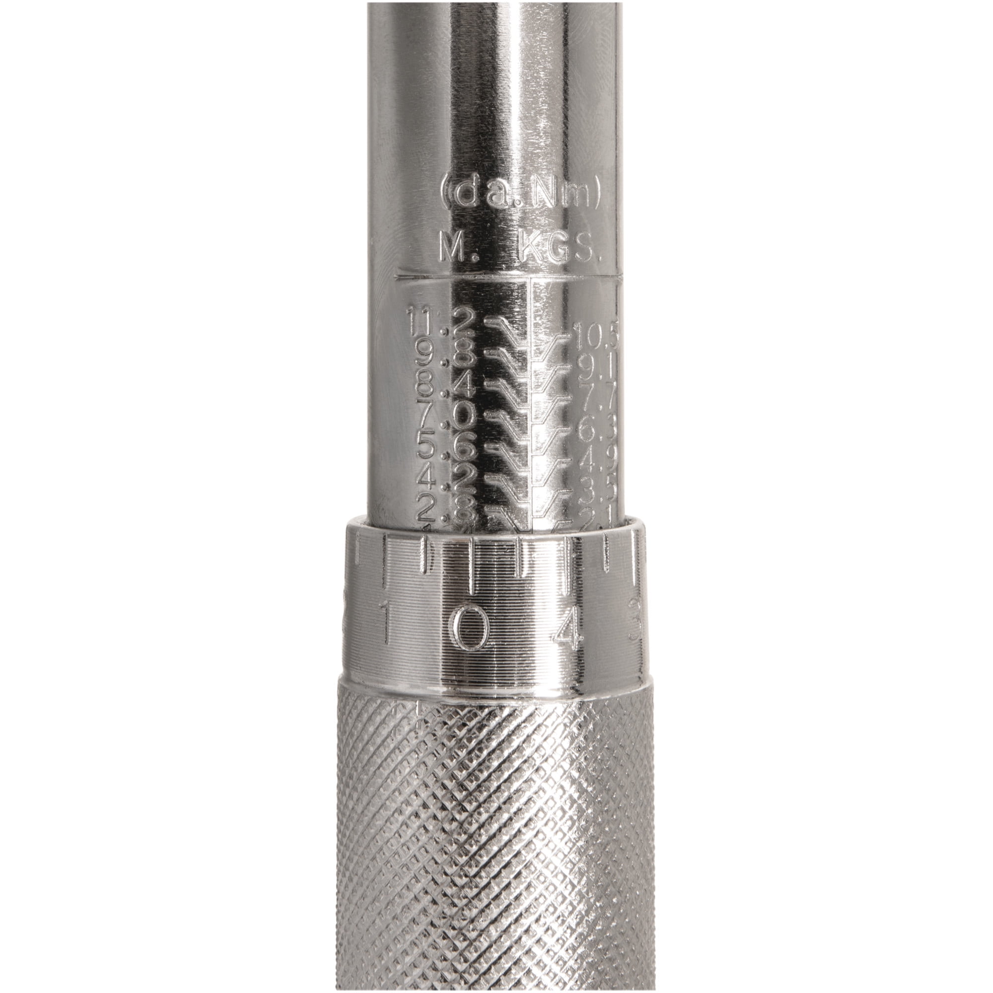 Performance Tool M238 Click Torque Wrench - 3/8 Inch Drive, Adjustable 10 to 80 lbs ft. for Automotive Repair, Garage Maintenance, Chrome-Plated, Calibrated Torque Control