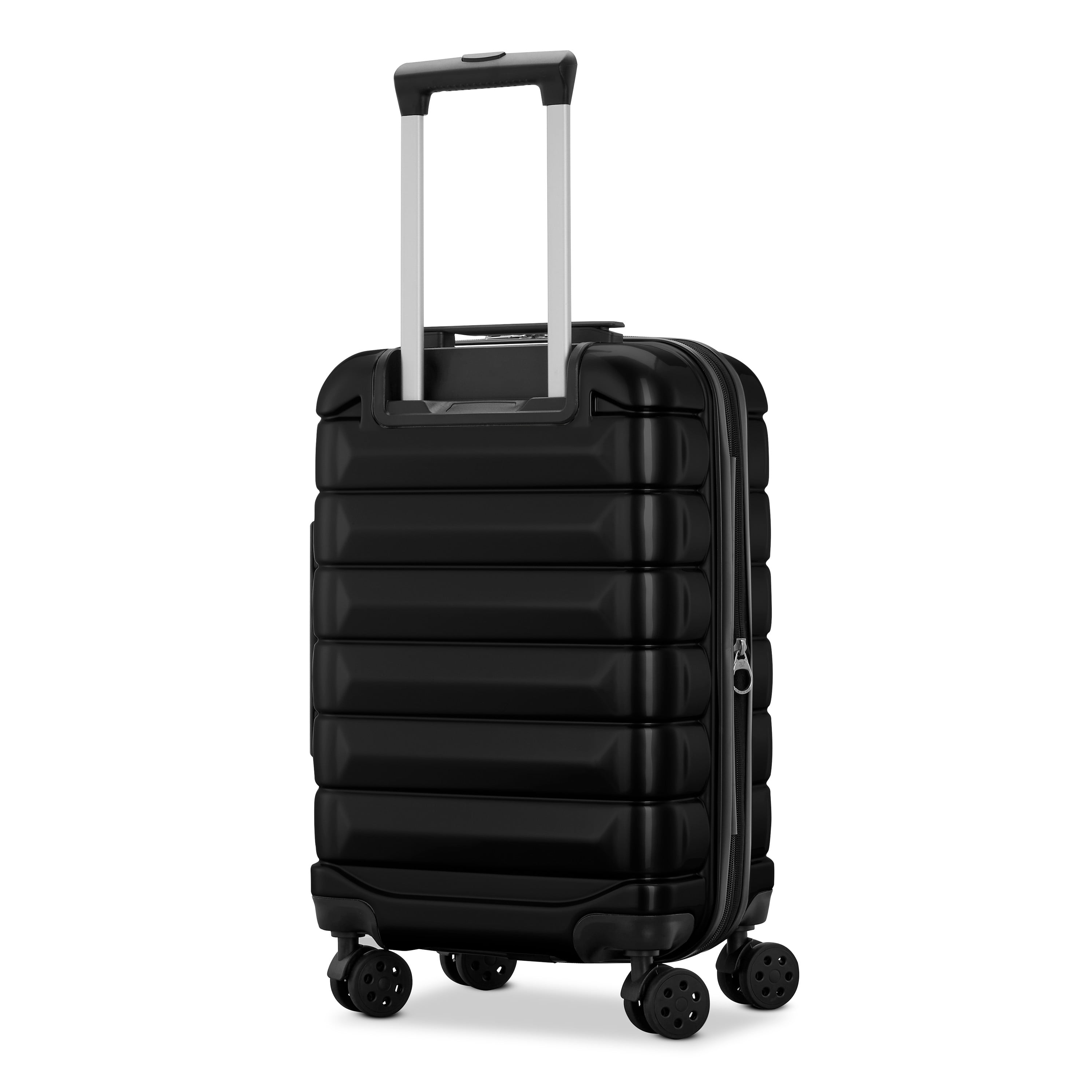 American Tourister Kontour Hardside Expandable Spinner Luggage Set with Divider Pockets - Black