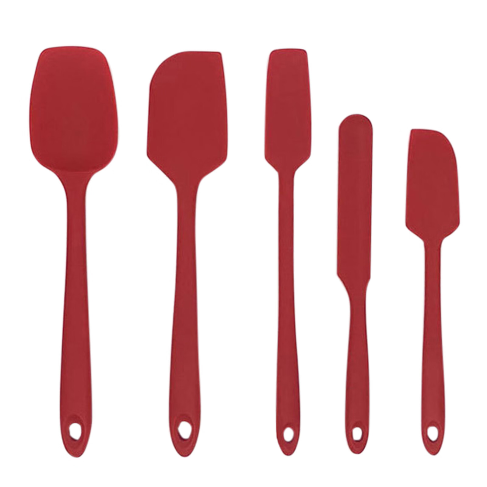 Geroge 5 Piece New Silicone Spatula Silicone Cake Spatula Spatula Set