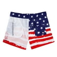 thumbnail image 5 of Zando 4th of July Swim Trunks for Boys Patriotic American Flag Quick Dry Stretchy Toddler Boy Swimsuit with Mesh Liner 6 Years, 5 of 5
