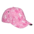 thumbnail image 3 of Naloa Original Classic Low Profile Hat Men Women Baseball Cap Dad Hat Adjustable Unconstructed Breast Cancer Awareness (3) Print Cap, 3 of 9