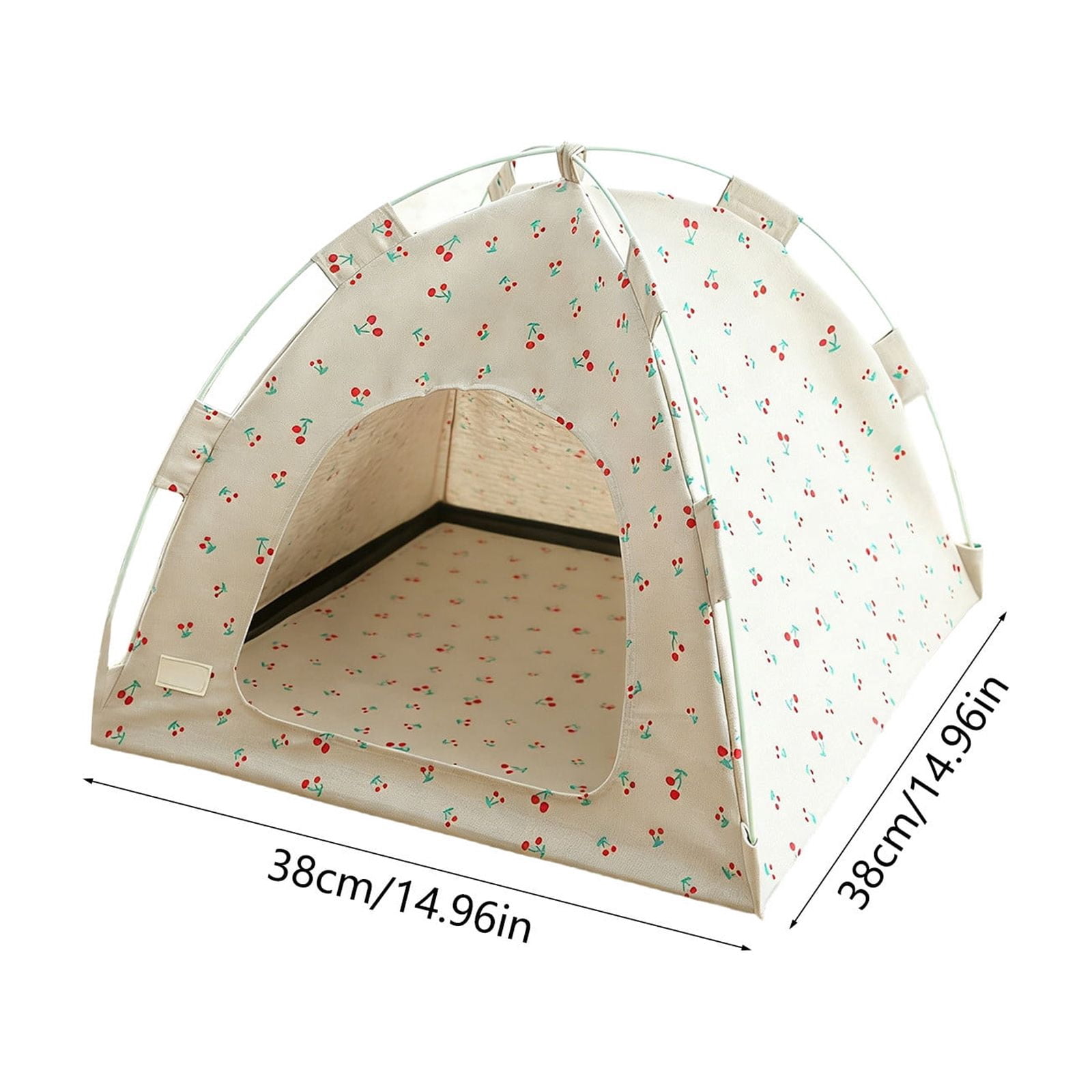 Nebwoak Mosquito Proof Dog Tent Indoor & Outdoor, Foldable Portable Pet Bed for Small Cats and Dogs, Breathable Mesh Travel Kennel for Camping, White