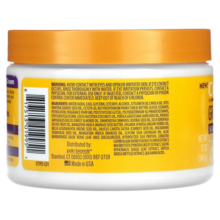 CANTU Grapeseed Strengthening Curling Cream (12oz) CANTU Grapeseed Strengthening Curling Cream (12oz)