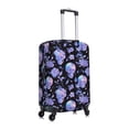 thumbnail image 3 of Haiem flower Skull crystal Luggage Cover Printed Suitcase Covers for Luggage Elastic Washable Suitcase Protector Fits 18-32 Inch Luggage-Small, 3 of 9