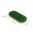 thumbnail image 2 of USHOBE Green Grass Mat for Decor Use Durable Wood and Plastic Stand Fits Various Scenes 7.8 Inches, 2 of 8