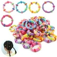 thumbnail image 5 of 50pcs Styling Tools Hair Accessories High-Elastic Kids Children Headbands Hair Rope Elastic Hair Scrunchie Small Hair Bands 1, 5 of 8
