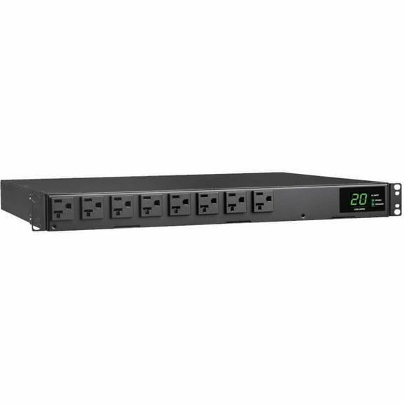 Tripp Lite by Eaton PDU 1.92kW 120V Single-Phase ATS/Local Metered PDU, 16 5-15/20R Outlets Dual L5-20P/5-20P Inputs 12 ft. Cords 1U TAA