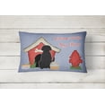 thumbnail image 2 of Carolines Treasures BB2811PW1216 Dog House Collection Black Labrador Canvas Fabric Decorative Pillow, 2 of 3