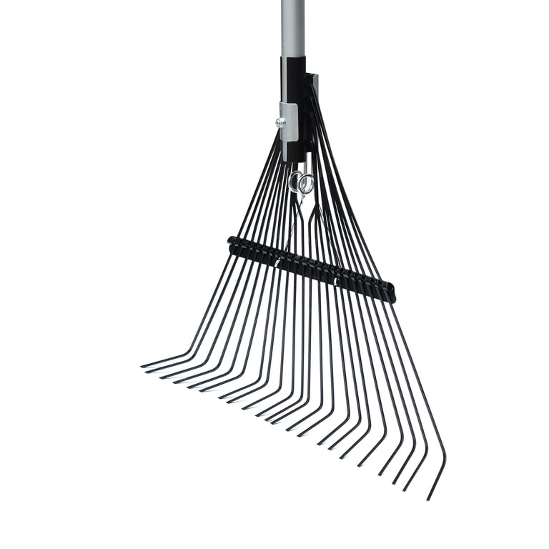 Expert Gardener Leaf Rake, 22-Tine Carbon Steel Head photo 8