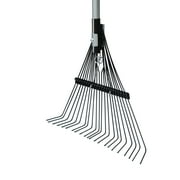Expert Gardener Leaf Rake with 22-Tine Fiberglass Handle