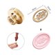 thumbnail image 5 of Cuadros Decorativos Cabeza de cobre con pintura de fuego en forma especial Cabeza de sello en relieve esmerilado para boda (F), 5 of 8