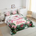 thumbnail image 3 of Feelyou Winter Cartoon Snowman 01, Merry Christmas Twin Comforter Sets, Western Festival Holiday Reversible Bedding Set, Luxury Bedroom Decor, 2pcs, 3 of 8
