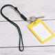 thumbnail image 5 of Uxcell 19" Paracord Lanyard Clasp Necklace Cord Badge Holder Strap, Amarillo 3 Pack, 5 of 5