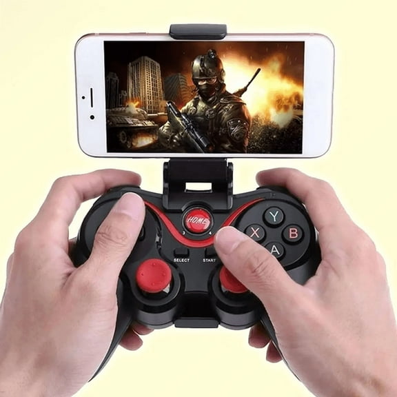 X3 Pro Wireless Gaming Controller w/Dual Shock Vibration - BT & Wired for iOS/Android/PC/VR, 400mAh Battery, The Ultimate Gift for Christmas & Birthdays
