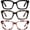 Tortoiseshell, variant on RESJOK 3 Pack Tortoiseshell Reading Glasses Blue Light Blocking Readers Oversize Oprah Square Anti Glare for Women & Men Lightweight Spring Hinge Trending Eyeglasses