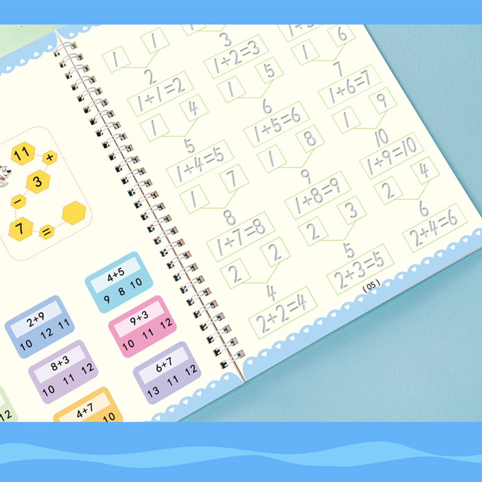 Magical Handwriting Workbooks Practice Copybook, Magic Calligraphy That Can Be Reused Handwriting Copybook Tracing Book (4books+Pens) by PAKASEPT