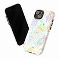 thumbnail image 3 of Kawaii Pastel Jellyfish Phone Case, Cute Starfish Ocean Pattern Cover for iPhone 17 16 15 14 13 12 11 Pro Plus Mini, 3 of 6