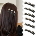 thumbnail image 5 of Sparkling Crystal Stone Braided Hair Clips,Rhinestone Hair Clips,Hair Clips for Women,Decorative Hair Clips,Claw Clips for Thick Hair, 5 of 8