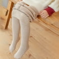 thumbnail image 4 of LOLANTA Winter Tights for Girls Rib Knitted Stockings Warm Fleece Lined Footed Leggings High Waist Pantyhose, 4 of 5