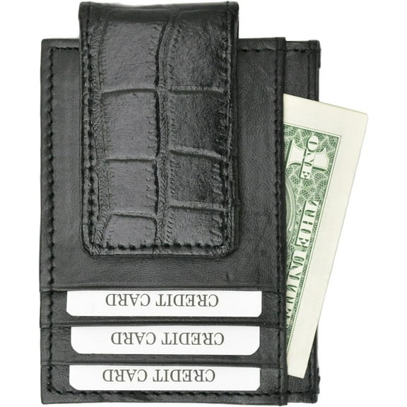 Marshal Crocodile Front Pocket Wallet Money Clip