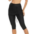 thumbnail image 7 of SAYFUT Women's Swim Bottoms High Waist Swimsuit Pants Swimwear with Attached Skirt Tight Leggings, 7 of 7