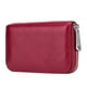 thumbnail image 3 of Cartera con bloqueo RFID, protección segura, portatarjetas, bolsa portátil para tarjetas (clarete), 3 of 5