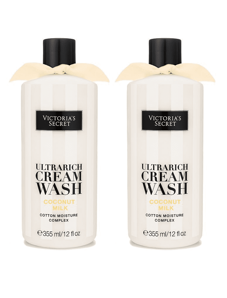 Victorias Secret COCONUT MILK Body Wash 12 oz (PACK OF 2)