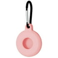 thumbnail image 1 of Tracker Case Silicone Anti-lost Cover Keychain Locator Protector Replacement for iOS AirTag  Green, 1 of 10