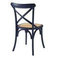 thumbnail image 5 of Modway Gear 34.5" Modern Wood Dining Side Chair in Midnight Blue, 5 of 10