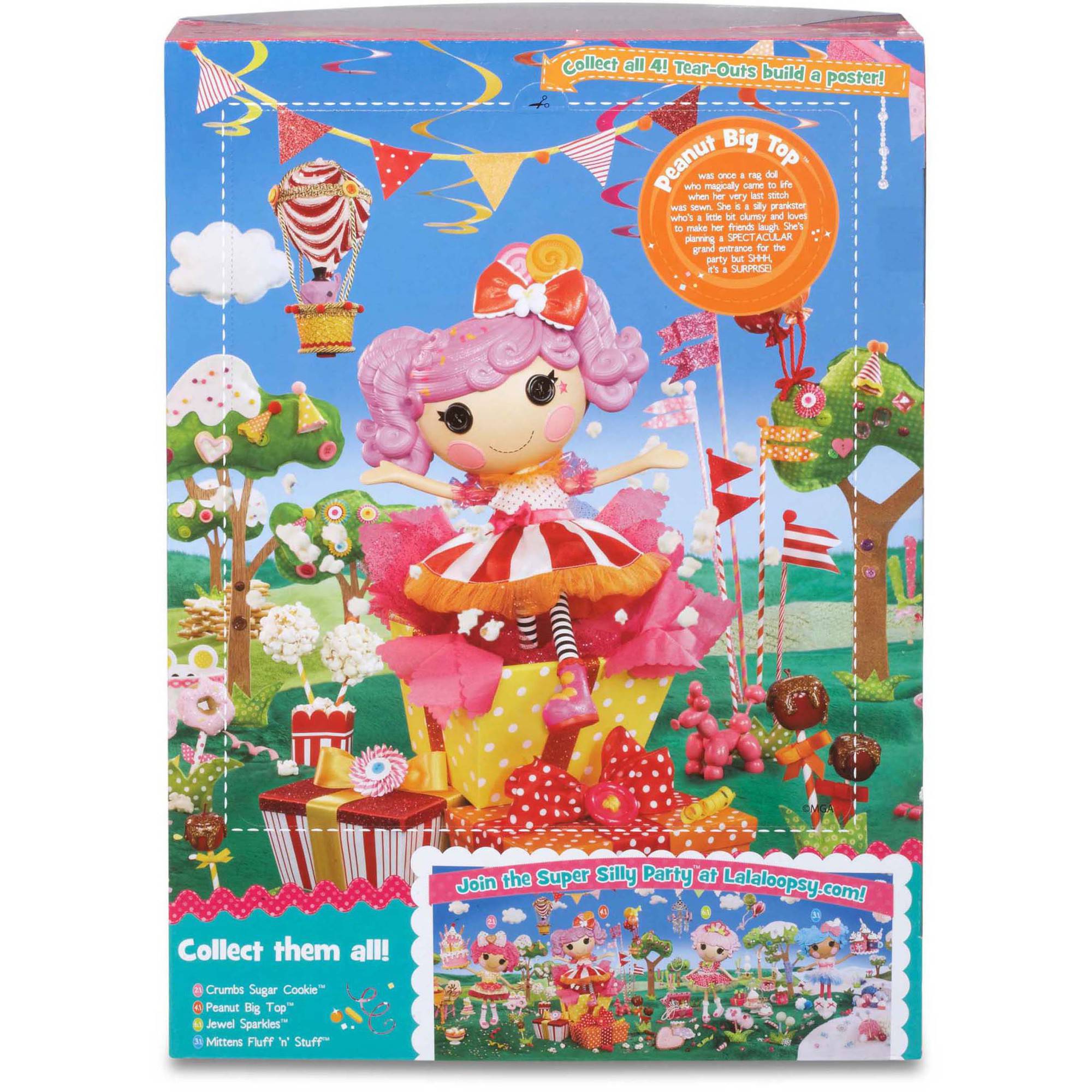 Lalaloopsy Super Silly Party Doll, Peanut Big Top - image 3 of 4