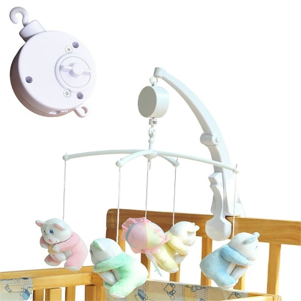 Crib Bed Bell Toy with Rotating Hook