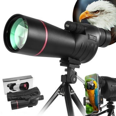 NEYLANG 25-75x60mm Spotting Scope with Tripod Phone Adapter for Shooting Target,Bird Watching,Hunting
