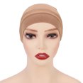 thumbnail image 1 of Gorra cilíndrica monocromática modal, gorra de base, gorra de cuello de mujer de algodón mercerizado de alta elasticidad, 1 of 6