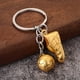 thumbnail image 3 of World Cup football shoe keychain pendant, sports pendant, souvenir pendant (gold), 3 of 5