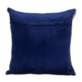 thumbnail image 3 of Nassau Collection Tuffed Velvet Quilt Basil Stitched Square Throw Pillow - 20" - Blue, 3 of 6