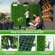 thumbnail image 4 of Paneles de pared de césped EverNature, helecho artificial, 6 unidades, 4 of 7