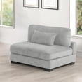 thumbnail image 4 of Bentley Setup 2 Modern style Sectional made with Corduroy Fabric in Gray, 4 of 18