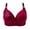 Red, variant on Ahuyic Womens Summer Bras,Plus Size Bras for Women,Women's Plus Size Middle-aged And Elderly Mother Thin Underwear With Gathered Upper Support Sagging Adjustment Type No Steel Ring Bra