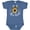 Indigo, variant on Bee Kind Bees and Sunflower Boys or Girls Baby Bodysuit