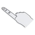thumbnail image 3 of Uxcell Giant Foam Finger 18 Inch, EVA DIY Blank Foam Hand Cheerleading Fingers for Celebration Sports Games Party, White, 3 of 5