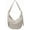 A Beige, variant on JennyShop Slouchy Corduroy Dumpling Bag Purse, Trendy Hobo Bag for Women Men Crescent Shoulder Bag Retro Nylon Canvas Crossbody Bag